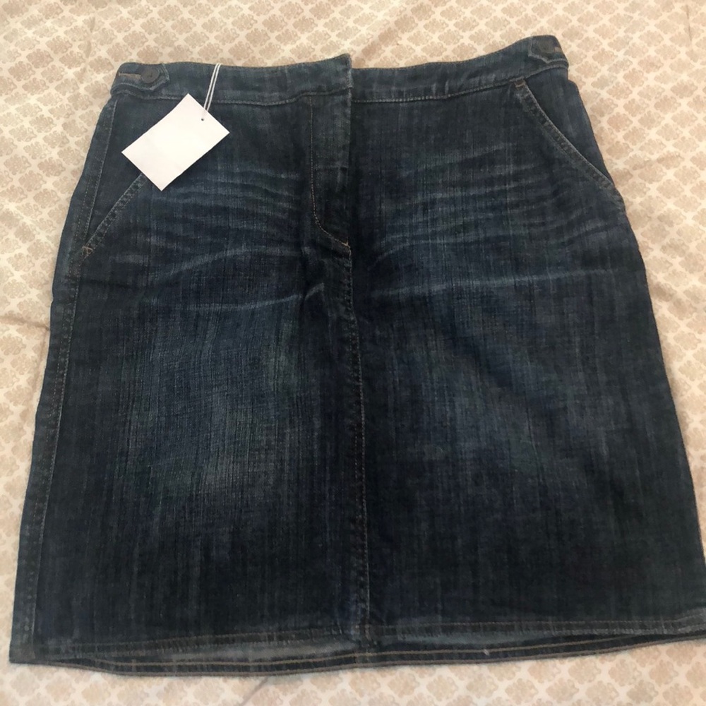 Land’s End denim skirt NEW sz 6P